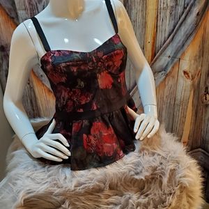 Womens Floral corset top